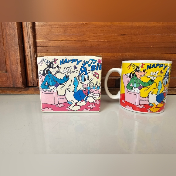 Disney Other - Disney Happy Birthday Celebration Vintage Mug Set